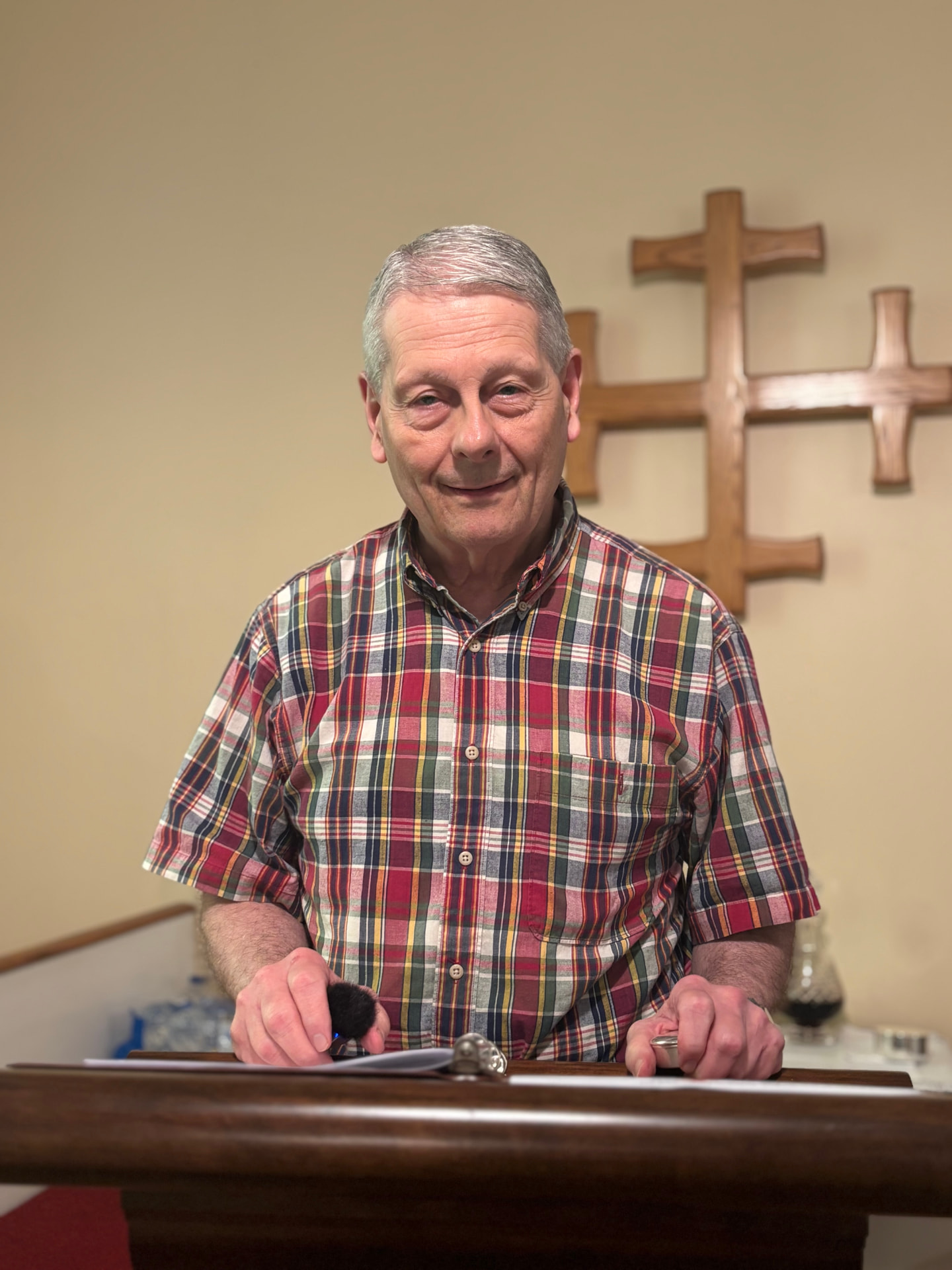The Ven. Howard Stringfellow at the lectern